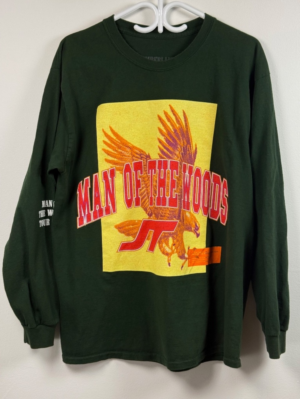 Justin Timberlake Man of the Woods concert tour 2018 shirt size L 100% cotton